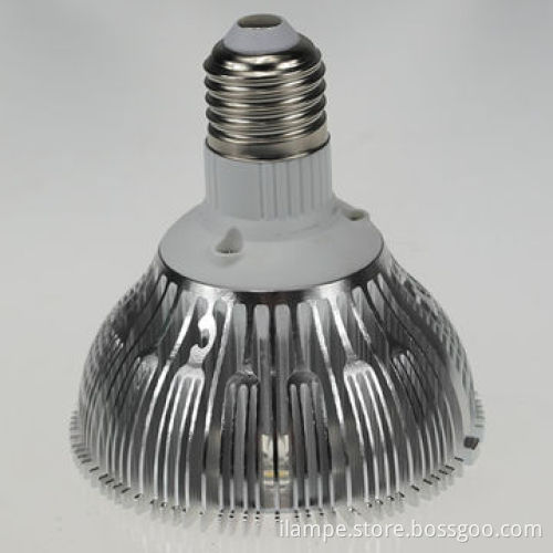 LED PAR30 Light with 350 to 400lm Luminous Flux, 7W Power and 100 to 240V AC Voltages